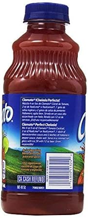 Clamato Juice Clamato Plastic 12-Ounce Packages (Pack of 12)