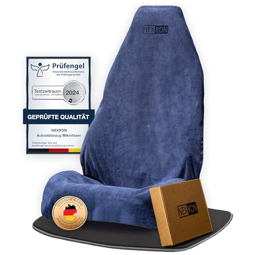 NEXRON® Autositzschoner – besonders bequemer Autositzbezug mit sportlichem Premium Stoff – schützt die Sitze deines Autos in Sekundenschnelle