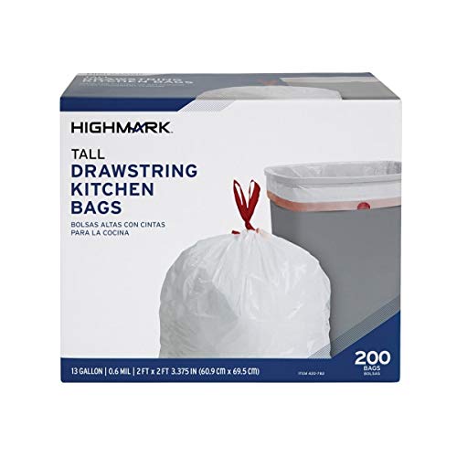 Highmark Trash Bags, 13 Gallons, Box Of 200, DP09288