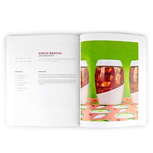 Mortier Pilon - Fermentation Kit with 2L Glass Fermentation Crock, Lid, Weight and 45 Recipe Book – Make Sauerkraut, Kimchi, Pickles Or Any Fermented Probiotic Foods - Thumbnail 7