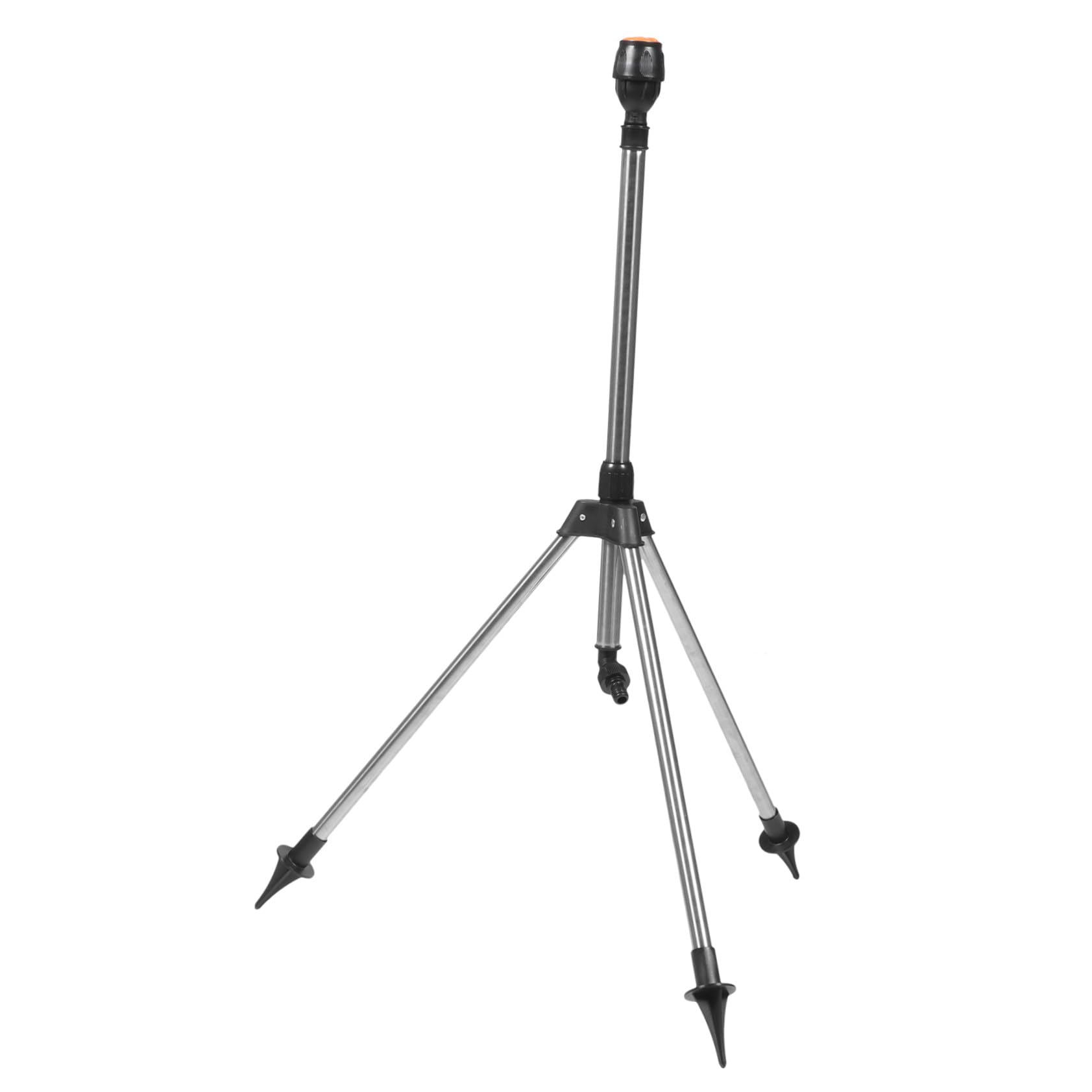 Mikikit Arroseur Rotatif à Buse Unique pour Jardin sur Trépied Extensible – Irrigation Pelouse Automatique 360 Degrés – Arroseur d'eau Réglable Solide Et Système D'arrosage Extérieur