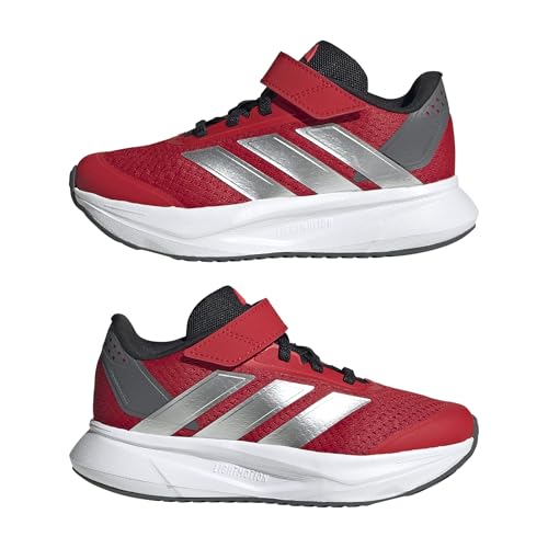 Adidas Unisex-Kids Duramo SL Elastic Lace, Better Scarlet/Silver Metallic/Lucid Red, 2