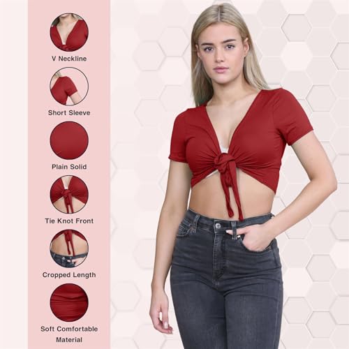 Cardigan corto manga corta para disimular brazos y estilizar vestidos 4
