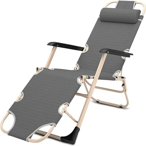 Fauteuil inclinable zéro gravité pliable pour terrasse et jardin