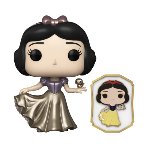 Pop! Ultimate Princess Celebration - Figura De Vinilo Pop &Amp; Pin Blanco Nieve - Virtual Funkon 2021 Compartido Exclusivo