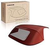 A-Premium Burgundy Convertible Soft Top Compatible with Audi TT/TT Quattro 2008-2013, TT RS Quattro 2011-2013, TTS Quattro 2009-2013