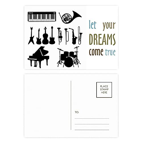 Cartes postales saxophone classique lot de 20 correspondance musique