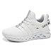 koppu Boys Girls Shoes Non-Slip Tennis Shoes Fashion Lightweight Breathable Kids Sneakers for Little Kids/Big Kids(White 11)