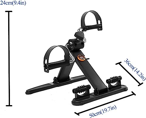 Pedal Exerciser, ejercicio plegable portátil para brazos y piernas miniatura 6