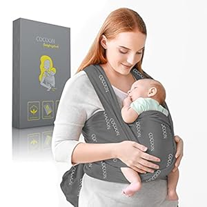 COCOON® Baby Tragetuch – Babytragetuch für Früh- & Neugeborene – bis zu 15kg [0-18] Monate – Babytragetuch inkl. Bindeanleitung – Weiche & atmungsaktive Baumwolle – Einheitsgröße