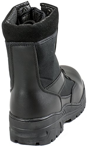 NITEHAWK Army/Military Patrol Black Leather Combat Boots Outdoor Cadet Security - Image 7