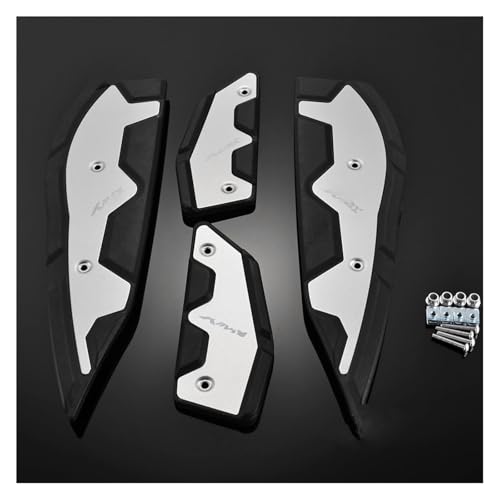 Repose pieds pour Xmax 300 125 plaque alu pédale moto full set
