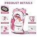 Collapsible Baby Bathtub for Newborns to Toddler with Real-time Temp Monitor & Floating Cushion,Portable Travel Tub for 0-36 Month, Foldable Baby Bath Tub for Infants Girl (Pink)