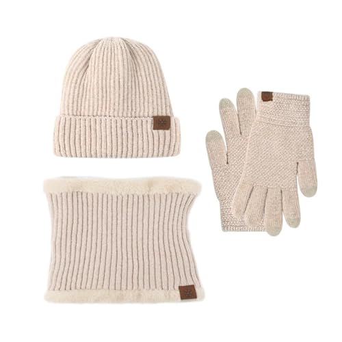 Bonnet écharpe gants en maille pour ne plus jamais souffrir du froid