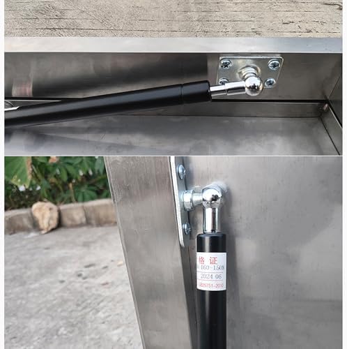 Energy Efficient Aluminum Roof Access Hatch & Skylight Combo, Waterproof Entry Door for Roof Maintenance & Emergency Access, 23.6x23.6IN (60x60CM)