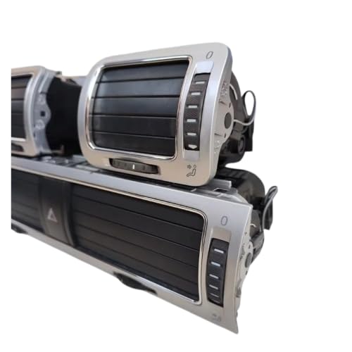 Grille de climatisation avant Passat 2009-2011 aérateur console centrale argenté - 3