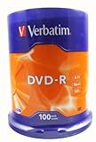 Verbatim 43549 - 100PK 4.7GB 16X DVD-R Spindle