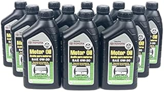 TOYOTA Case of 12 Quarts Full Synthetic 0W-20 Oil