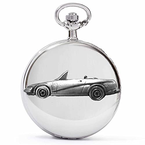 Montre gousset à quartz TR7 : accessoire rétro pour vos rassemblements auto