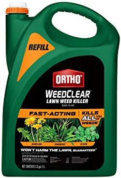 Ortho WeedClear Lawn Weed Killer Ready-to-Use Refill: For Northern Lawns, 1.33 gal.