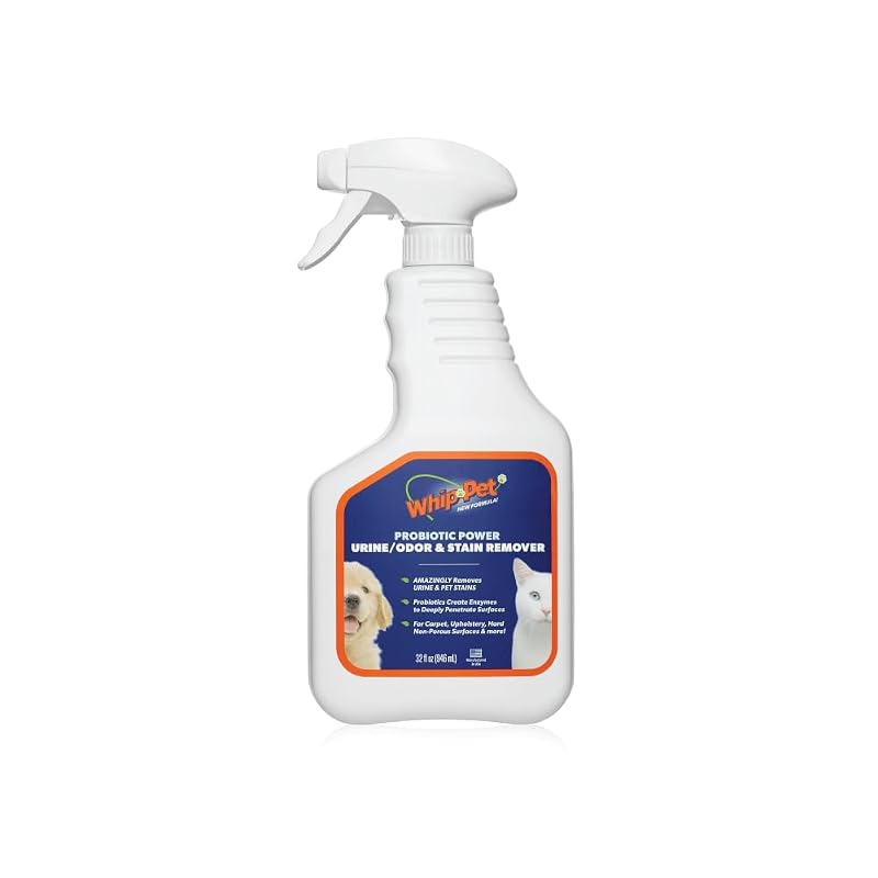 Removedor de Odores e Manchas para Cães Whip-Pet Enzimático à Base de Plantas THE AMAZING WHIP-IT 960 mL