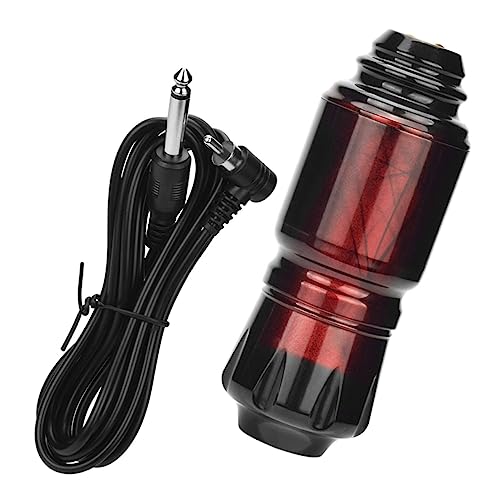 ORFOFE Tattooing Supplies Set Small Tattoos Machine Rotating Pen Diy Tool for Long-lasting Ink Red