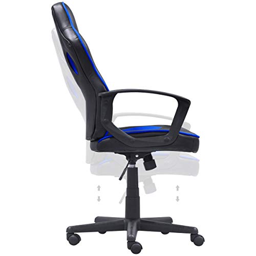 CADEIRA GAMER MAD RACER STI MASTER PRETO COM AZUL – MADSTIMSAZ - PCYES