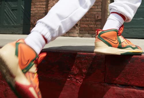 Image of Nike Kyrie Infinity 1 World 1 People DO9614-800 Safety Orange /Gorge Green /Sesame /Black Men's Basketball Shoes