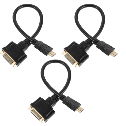 Cable convertidor de interfaz multimedia macho a DVI hembra bidireccional para fluidez de imagen