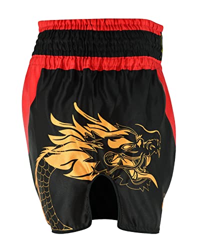 EVO Fitness Muay Thai Shorts MMA Martial Arts Grappling Kick Boxing UFC Cage Fighting Gym Training Men Women Clothing Gear (X-Small - Image 4