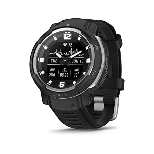 Garmin Instinct Crossover Rugged Hybrid Smartwatch with GPS