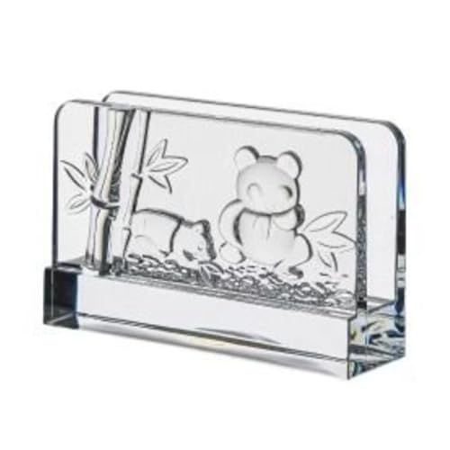 Porte-serviettes en papier transparent anti-encombrement support vertical de comptoir - 2