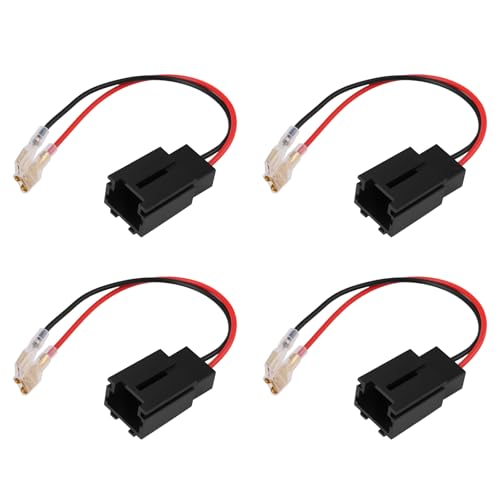 AS Axis Spindleon 4 Connecteurs Faisceau Adaptateur Haut-Parleur Porte Auto Broches Cuivre 6525207F87F43 Compatible avec Citroen Xsara Picasso