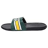 FOCO Herren NFL Team Logo Sport Legacy Stripe Slide Sandalen