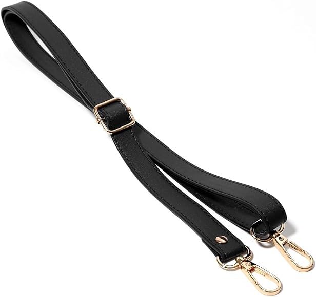 Replacement Shoulder Strap, Black Color Adjustable Shoulder Bag Belt, Exclusive for Hand Bags Side Sling Crossbody Bags Adjustable Length with Golden Buckles.-image-7