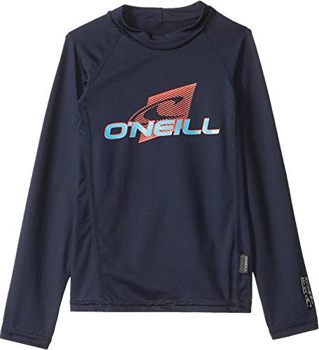 Image of O'Neill Youth Premium Skins Long Sleeve Rashguard, UPF 50+ Sun and Rash Protection, Buttery Soft Tight Fit