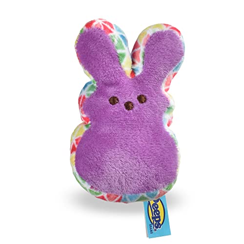 Peeps For Pets 4" Pattern Plush Bunny Squeaker Toy For Dogs In Assorted Colors | Small Peeps Bunny Plush For Dog Easter Baskets With Squeaker In | Dog Squeaky Plush Bunny Toy (Ff20037) #TOP6
