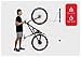 Steadyrack Bike Racks - Mountain Bike Rack - Wall Mounted Bike Rack Storage Solution for Your Home, Garage, or Bike Park