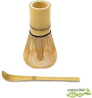 Bamboo Whisk (Chasen) and Hooked Bamboo Scoop (Chashaku) - Matcha Tea Whisk