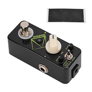 [Multi-Mode Selection]: Offers FLANGER, VIBRATO, and modes for versatile modulation soundscapes, perfect for dynamic guitar performances [Independent Controls]: Equipped with MIX, DEPTH, and DECAY knobs to finely tune modulation depth and reverb rati...