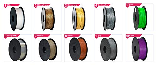 GEEETECH PLA Filamento 1.75mm 1kg Spool per Stampante 3D, Porpora
