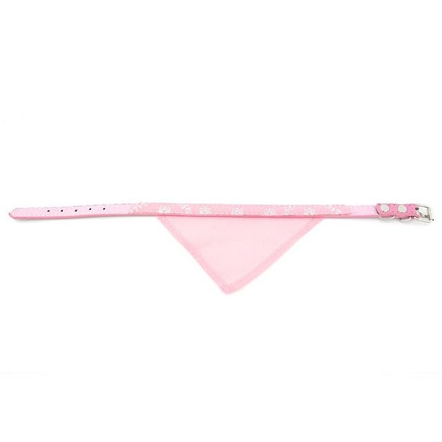 Foto 3 de 6 de ZUNEA Collar para perro o gato pequeño con diseño triangular, pañuelo ajustable, estampado para cachorros