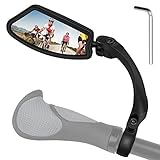 【Anwendungsbereich】 Der Lenkerspiegel ist für alle herkömmlichen Fahrradlenker geeignet und kann auf der linken Seite montiert werden. Entwickelt für Citybikes, Mountainbikes, Rennräder, Lenker, Treebikes. Kinderfahrräder und andere Designs