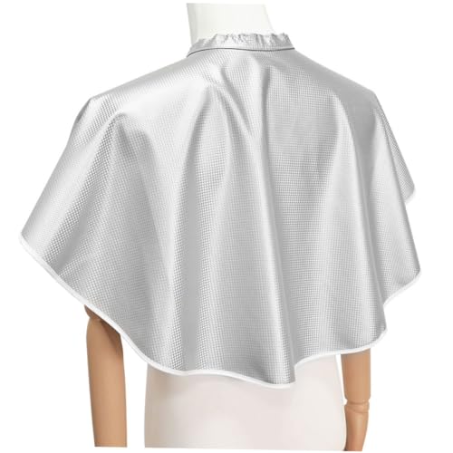 Capa para tinte de cabello MAGICLULU 2 piezas blanca impermeable para salón de belleza miniatura 4
