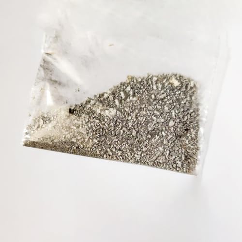 5 Grams Pure a-Tin Allotrope, Alfa Grey Tin pest, Tinplague, Tindisease, Sn >= 99.998% High Purity, for Element Specimen Collection, Research and Laboratory Scientific Experiments