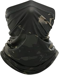 Rinbel Unisex Bandana Face Mask Neck Gaiter Multifunctional Headwear Elastic Tube Scarf breathable Headband Face Shield Cover Headband Snood UV Resistance for Women, Men, Outdoor Sports