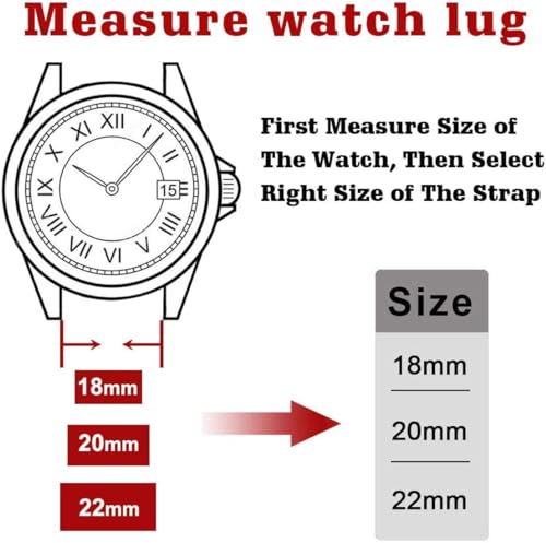 Image of Butterfly Lock Watch Strap Clasp, Stainless Steel, Silver, 18mm /20mm /22mm, Replacement Buckle for Watch Bands