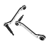 HOMSFOU Doppel-ende Ratschenschlüssel Für Kältetechnik Kältetechnik-schraubenschlüssel Mit Dual-ende Für Mechanische Instandhaltung