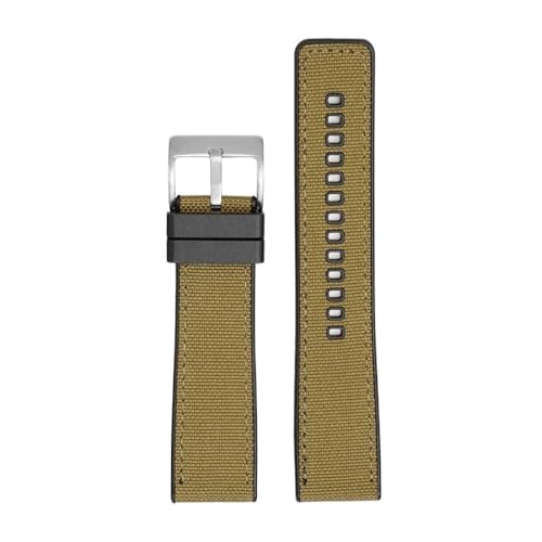 Bracelet de montre anti transpiration étanche en nylon et caoutchouc