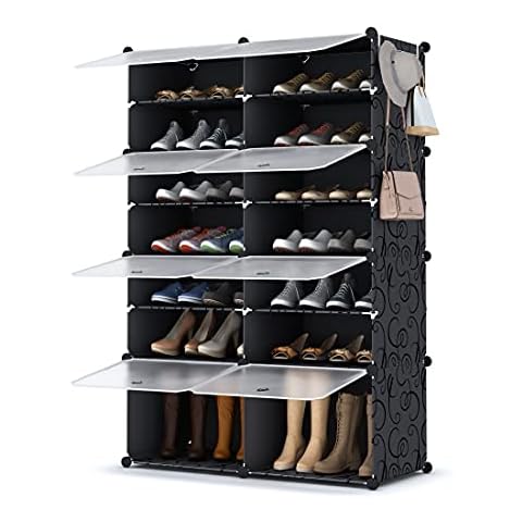 HOMIDEC Zapatero 7 Niveles Mueble Zapatero para 28 Pares Cover